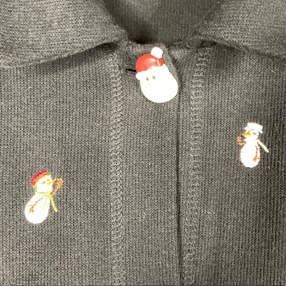 Onque Casuals Jingle All the Way snowman cardigan - Picture 6 of 8